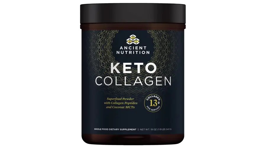 Ancient Nutrition Keto Collagen tub
